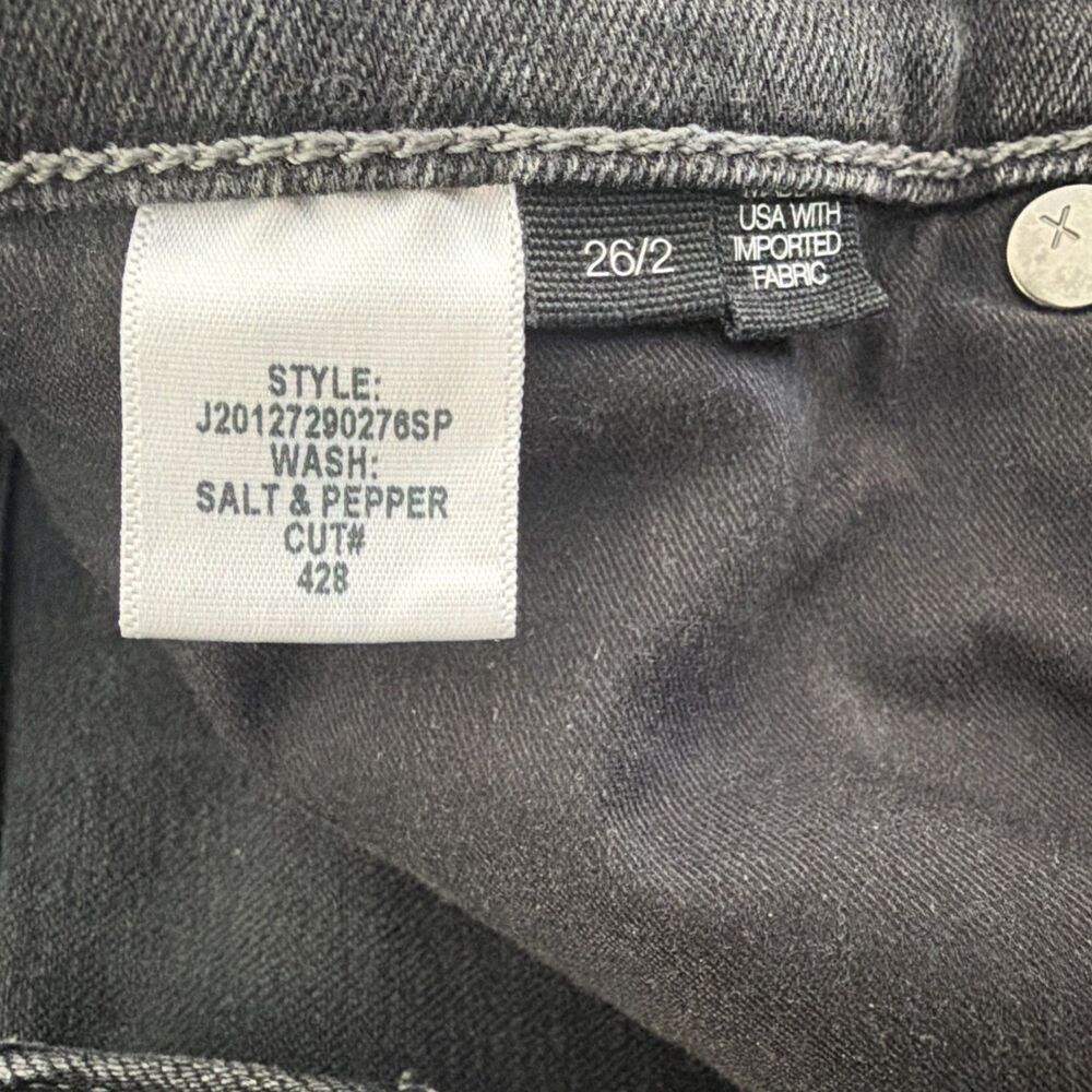 Veronica Beard Carly High Rise Kick Flare Jeans Salt & Pepper 26 70s Retro Urban - Picture 4 of 5